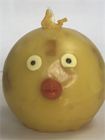 Recycled Wax Easter Chick Character