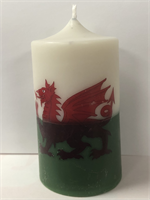 Recycled Wax Dragon Candle