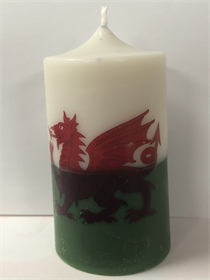 Recycled Wax Dragon Candle