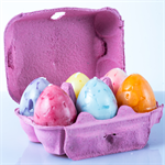 Egg Candles in a Pink Box